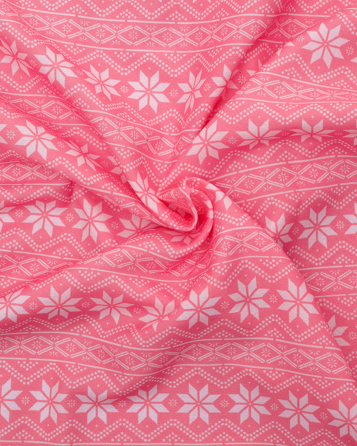 Pink Traditional Pattern Kurta Shirts