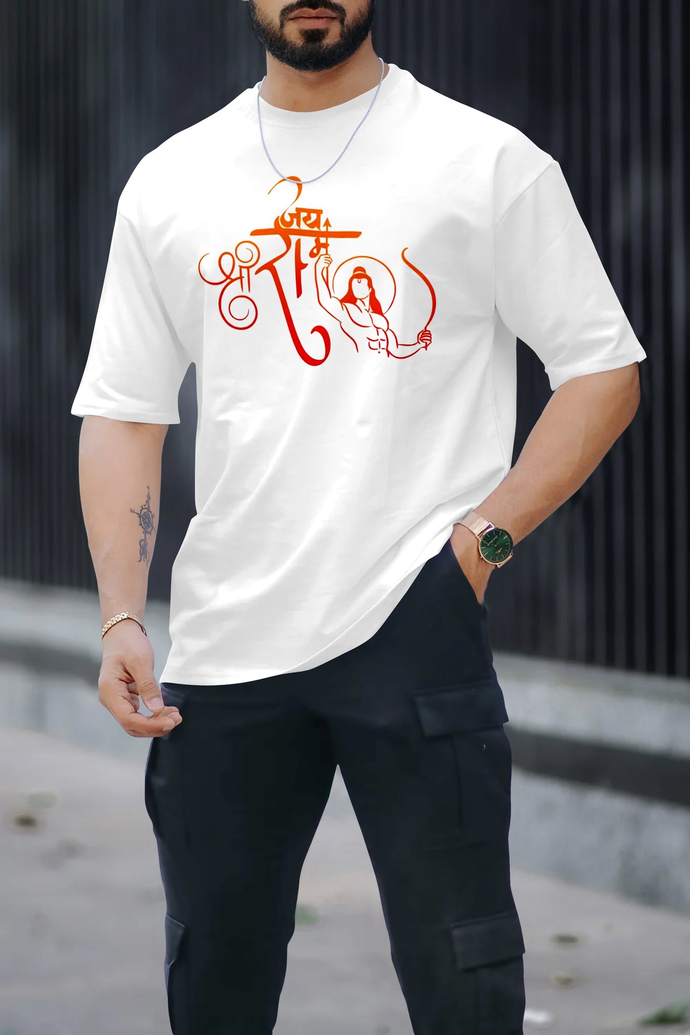 Jay Shree Ram Cotton T-Shirt