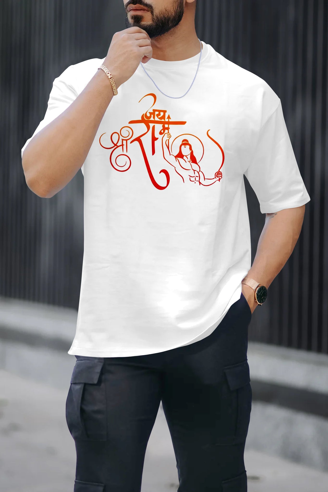 Jay Shree Ram Cotton T-Shirt