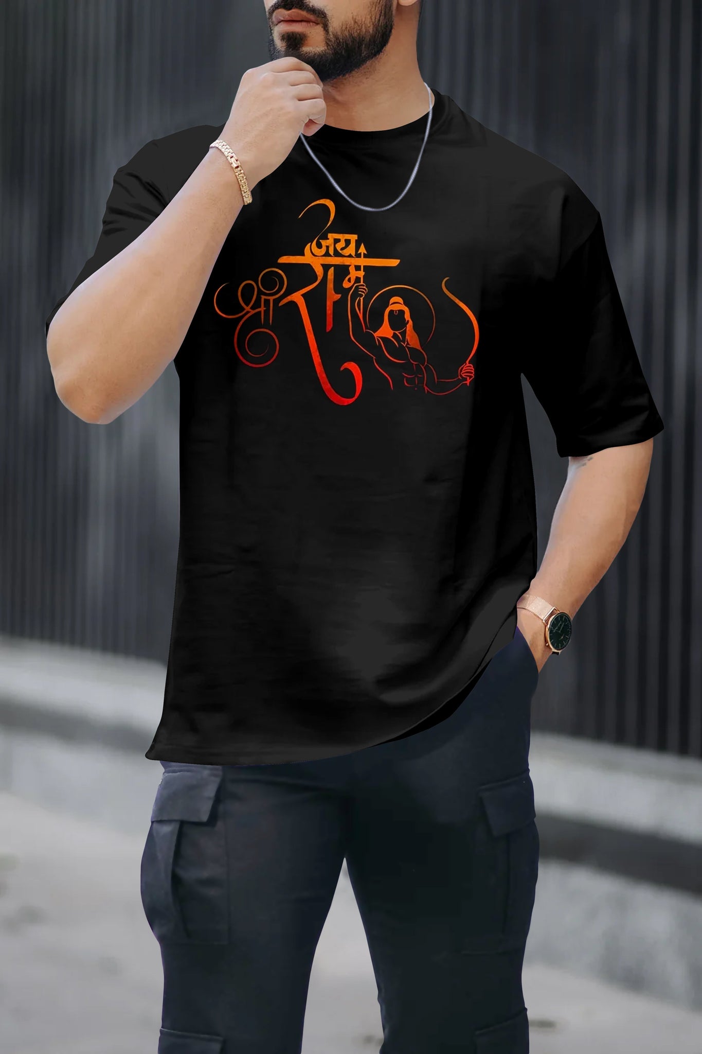 Jay Shree Ram Cotton T-Shirt