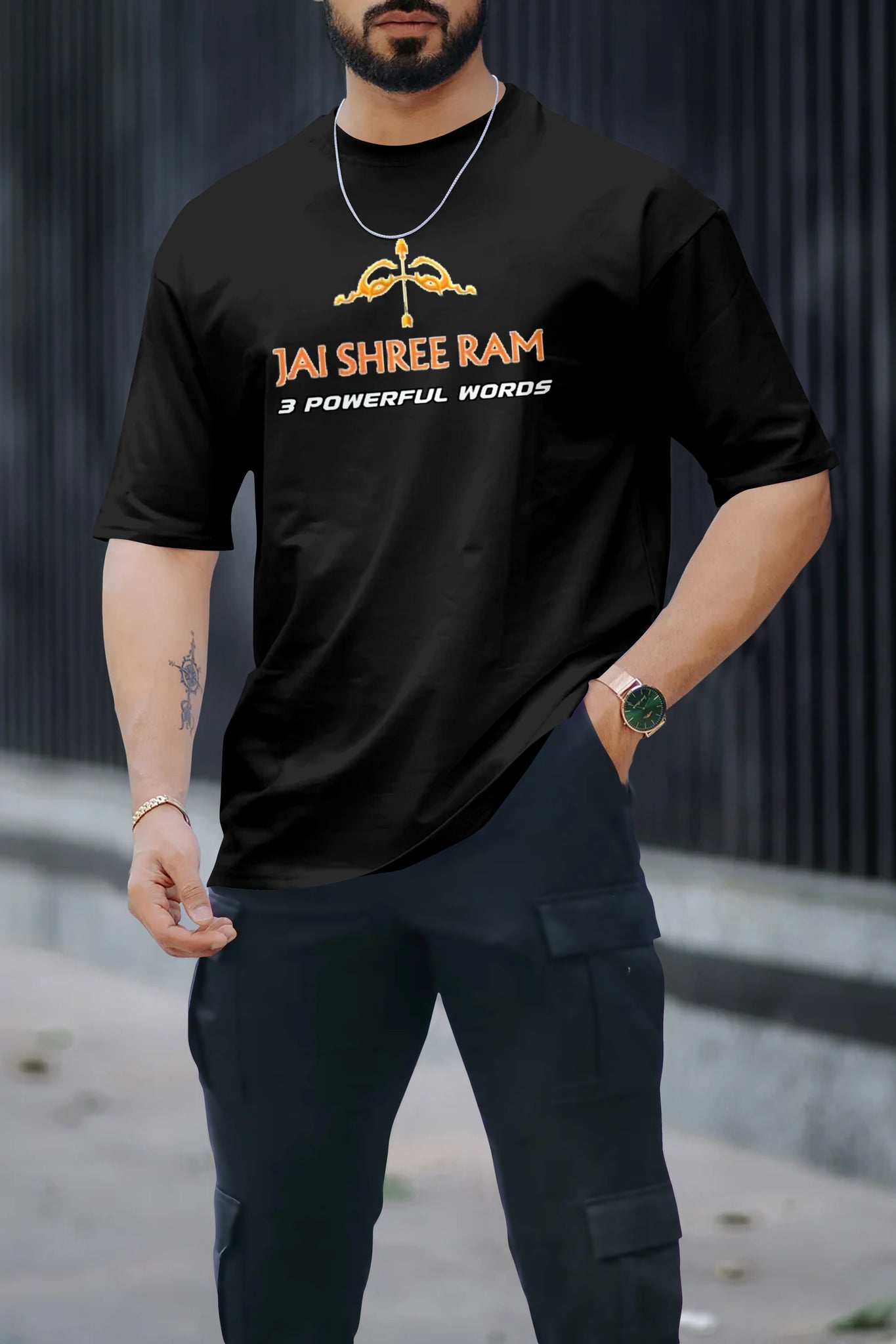 Jay Shree Ram Cotton T-Shirt