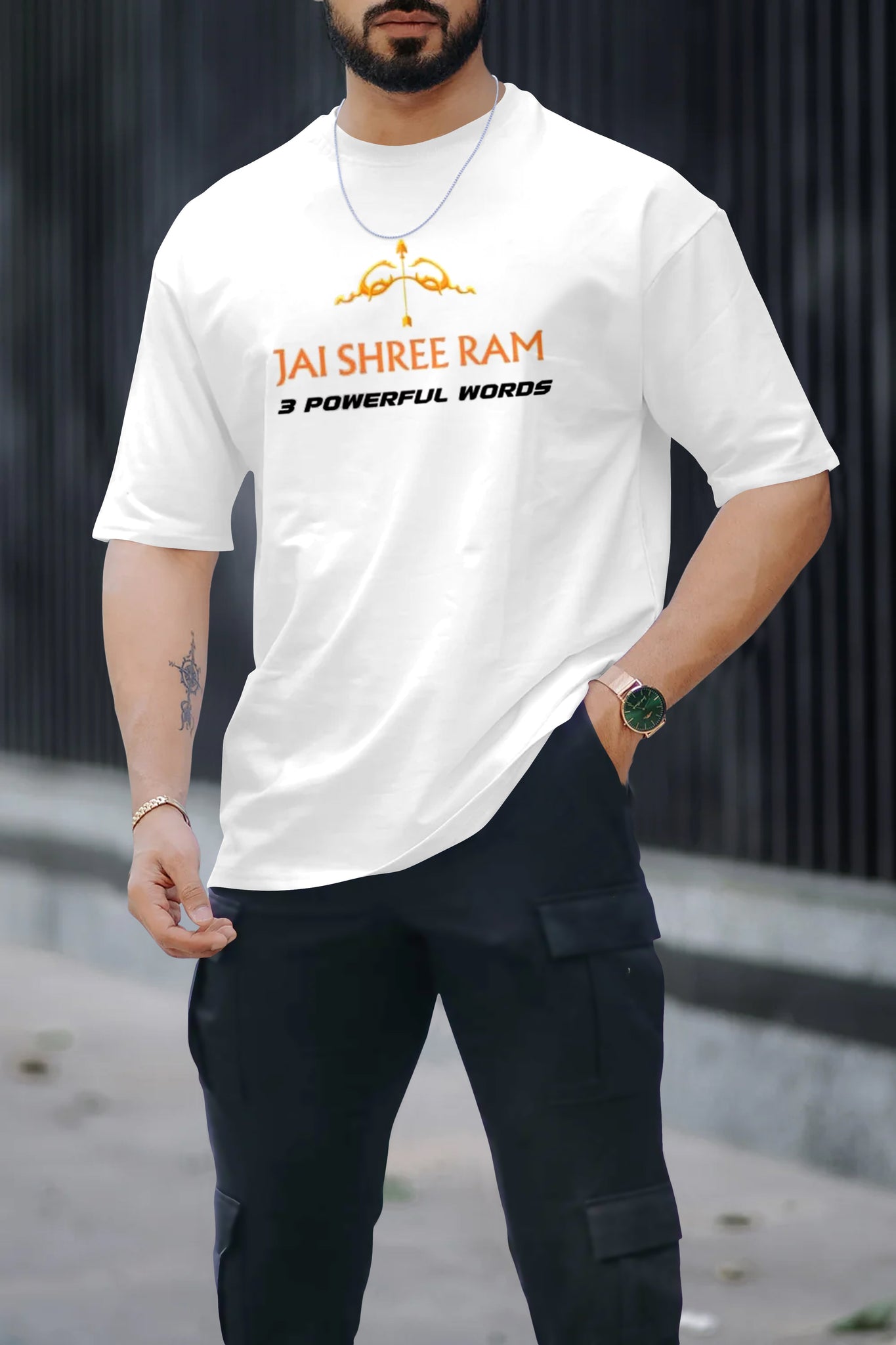 Jay Shree Ram Cotton T-Shirt