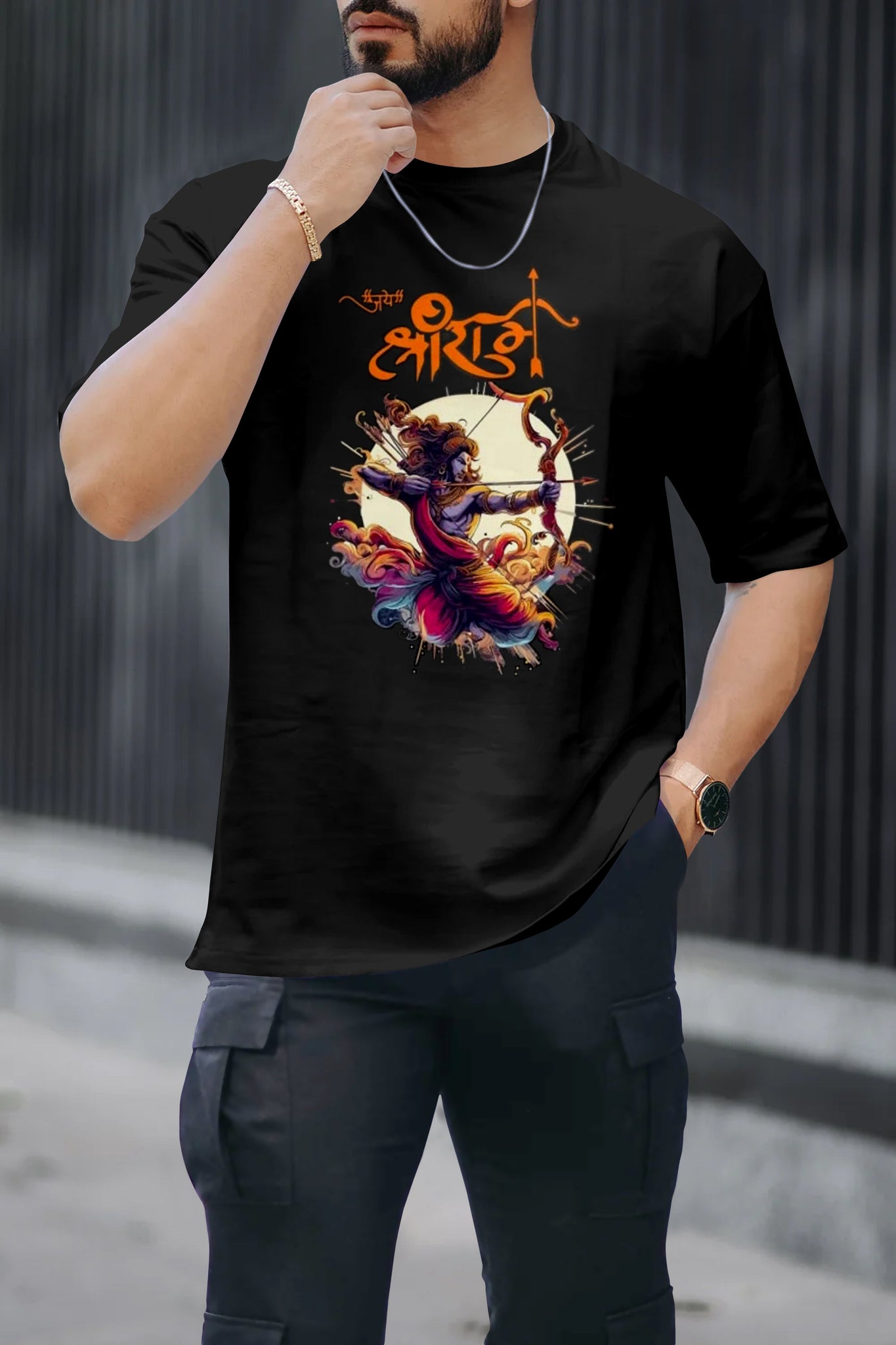 Jay Shree Ram Cotton T-Shirt